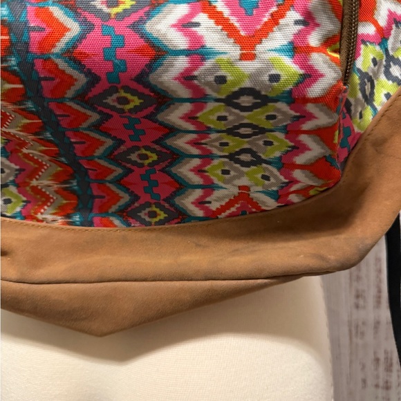 Roxy Aztec Print Colorful Backpack - Picture 3 of 5